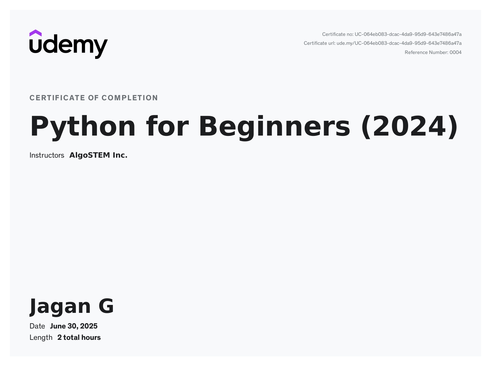 Python for Beginners
